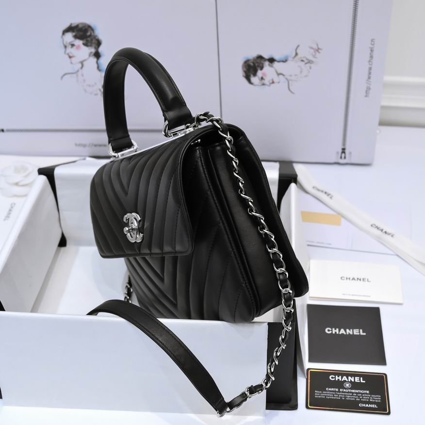 Chanel 19ss AS92236 25x12x17cm AL03 (2)